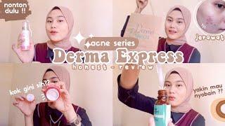 skincare untuk kulit berjerawat - review Derma Express acne series