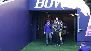 2018 Washington Senior Day Introductions