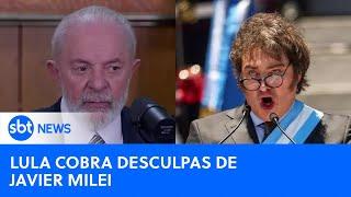 Lula cobra pedido de desculpas de presidente argentino  #SBTNewsnaTV 270624