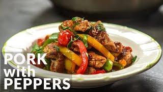 Stir Fry Pork Tenderloin with Bell Peppers  Food Channel L Recipes