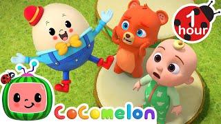 Humpty Dumpty  Baby Animals + More Classic Nursery Rhymes  CoComelon Animal Time Songs for Kids