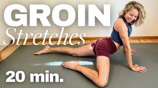 20-Minute Stretching Video for Abs Hips and Groin #pelvicfloorhealth