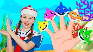 Baby Shark Finger Family  Doo Doo Doo  Childrens Songs and Nursery Rhymes