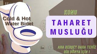 Kutu Açılışı Taharet Musluğu Sıcak&Soğuk - Cold & Hot Water Bidet ve Çalışma Şekli