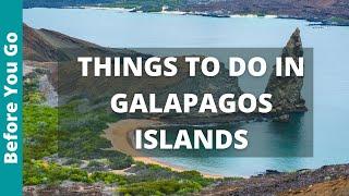 10 AMAZING Things to do in the GALAPAGOS Islands Ecuador