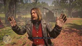 If Arthur keeps helping People during Free Roam Micah will get angry and say this