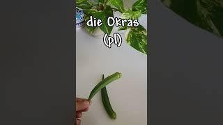 learn german wordsDeutsch lernenWortschatznomendie Okra