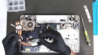 Toshiba Satellite C855 Disassembly  FAN Cleaning