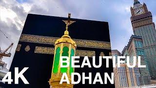 Makkah Beautiful Azan 2022  Masjid al Haram  In the best place in the world kaaba