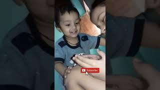 #cutebaby #smallboy kissed very cute way Man  jav man jav ji