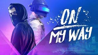 Alan Walker - On My Way Lyrics ft. Sabrina Carpenter & Farruko PUBG edition