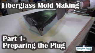 How to Make a Fiberglass Mold from an Existing Part Part 1 Preparing the Plug - Custom CX500 Moto