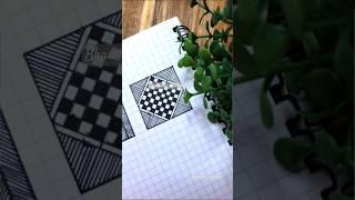 Start Your Zentangle Journey Easy Patterns for Beginners #shorts #viral #mindrelaxing #arttherapy