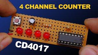 CD4017 Decade Counter   CD4017 Project