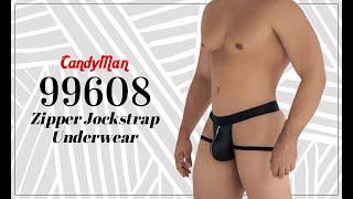 Candyman 99608 Zipper Jockstrap Mens Underwear - Johnnies Closet