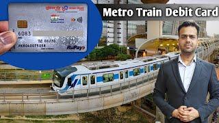 Metro Train Debit Card  Union Bank of India Rupay QSPARC Debit Card  NCMC metro Debit Card