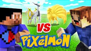 OUR FIRST PIXELMON BATTLE Minecraft Pokemon Mod