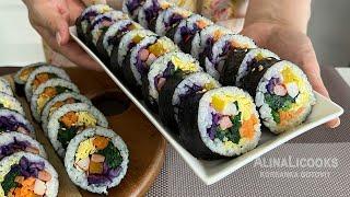 Неделя корейской кухни. КИМПАБ김밥. Как приготовить кимпаб с тунцом корейский ролл