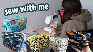 sew makeup bags with me craft market prep episode 6