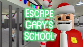 ESCAPE GARYS SCHOOL Christmas Update Roblox Obby Gameplay Walkthrough No Death