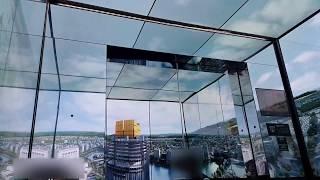 OTIS Ultra High Speed Elevator at Lotte World Tower Seoul Sky korea Going Up Only