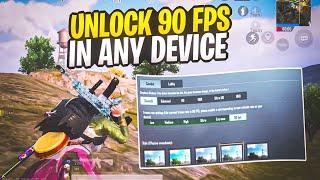 Enable 90 FPS In Any Device Permanently   100% Working Trick   BGMI 