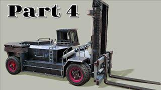 homemade forklift Part 4  rc action homemade