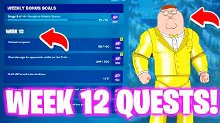 How To Complete Week 12 Quests in Fortnite - All Week 12 Challenges Fortnite Chapter 5 Season 1