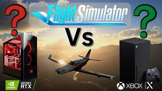 Which Is Better Xbox Series X or PC Nvidia RTX 3090 - Microsoft Flight Simulator 2020