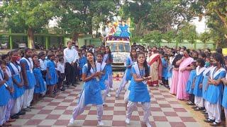 Padhibu re Patha  Padhibu.. Welcoming Sikshya Sachetana Ratha in GGHS Bonaigarh Sundergarh.