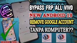 Bypass Frp All Vivo Android 13 New Security 2023  Google Account remove