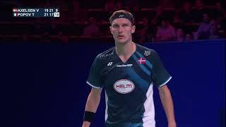 Match point - Viktor Axelsen vs Toma Junior Popov - MS SF - EC 2024