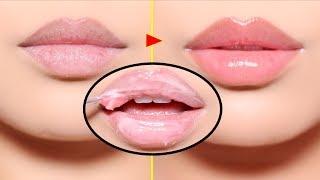 How to get PLUMP + SOFT PINK LIPS lip care routine