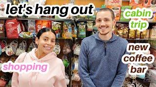 Lets Hang Out ‍️ New Coffee Bar Tjmaxx Shopping Weekend Cabin Trip & More