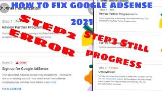 HOW TO FIX STEP2 ERROR AND STEP3 IN PROGRESS IN GOOGLE ADSENSE 2021TAGALOG TEAM NARITO VLOG #42