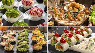 29 Fancy snacks recipes for a party at home. Catering finger food ideas for you