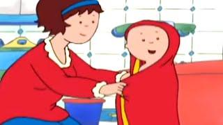 Caillou y la Toalla de Baño  Caillou en Español Castellano