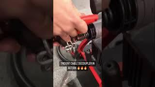 The Trident Cable Decoupler speeds up the process of disconnecting the cables of the RIDGID K-5208.