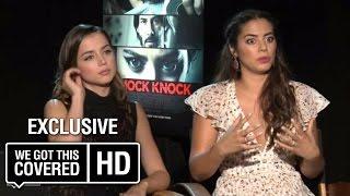 Exclusive Interview Lorenza Izzo and Ana de Armas Talks Knock Knock HD