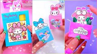 Cute craft ideas miniature craft Paper craft how to make DIYschool project Sanrio Crafts