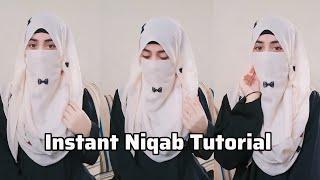 Instant Niqab Tutorial  Cute & Simple Niqab Style  Hijab with Niqab tutorial  zainab__