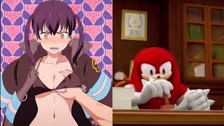 Knuckles rate Fire force female characters crushes