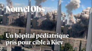 A Kiev un hôpital pédiatrique dévasté par des frappes russes