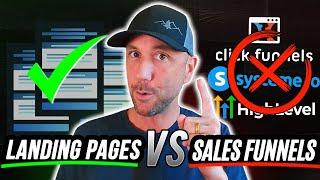 Landing Page vs Sales Funnel -Whats Best In 2024?