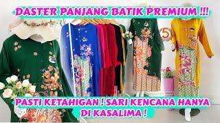 Daster Longdres Panjang Semata Kaki Batik Premium Kekininan Merk Sari Kencana Kasalima