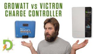 Victron vs. Growatt solar MPPT charge controller efficiency test