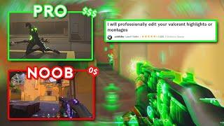 I hired a PRO vs NOOB Valorant editor on Fiverr to make my Raze montage