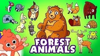 Learn Animals For Kids  Wild Forest Animals Names and Sounds for Children  Club Baboo