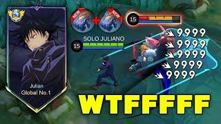 THIS NEW META JULIAN FULL DAMAGE BUILD IS TOTALLY INSANE 9999 damage - Mobile Legends