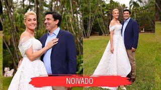 Imagens do noivado de Ana Hickmann e Edu Guedes